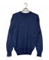GRAN SASSO（グランサッソ）の古着「ウールカシミヤシルクニット」｜ネイビー
