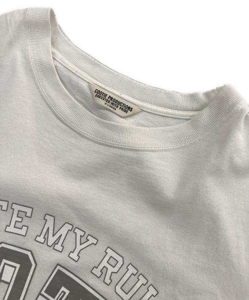COOTIE PRODUCTIONS（クーティープロダクツ）COOTIE PRODUCTIONS (クーティープロダクツ) 半袖カットソー ホワイト サイズ:XLの古着・服飾アイテム
