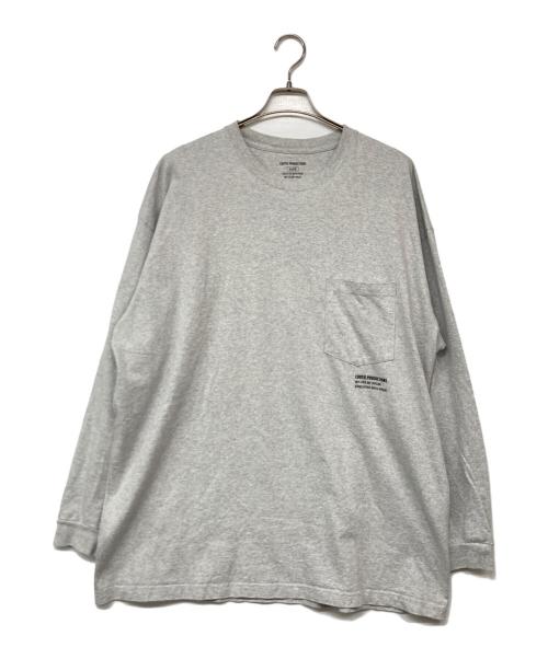 COOTIE PRODUCTIONS（クーティープロダクツ）COOTIE PRODUCTIONS (クーティープロダクツ) ロングスリーブカットソー ライトグレー サイズ:XLの古着・服飾アイテム