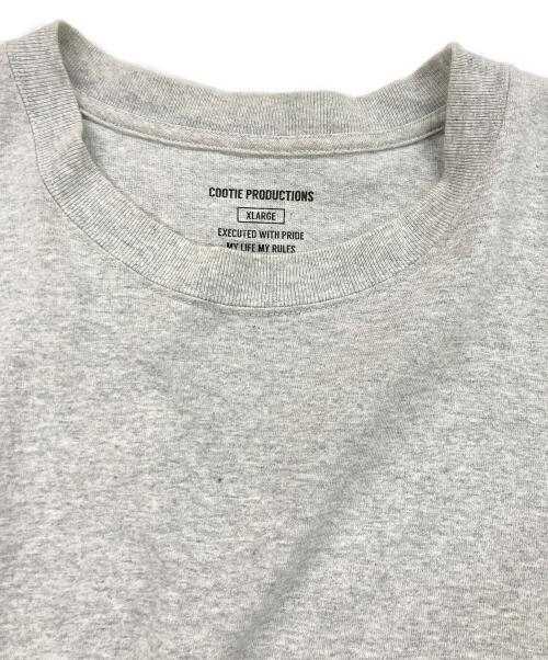 COOTIE PRODUCTIONS（クーティープロダクツ）COOTIE PRODUCTIONS (クーティープロダクツ) ロングスリーブカットソー ライトグレー サイズ:XLの古着・服飾アイテム