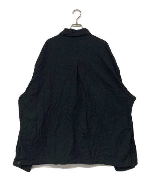 COOTIE PRODUCTIONS（クーティープロダクツ）COOTIE PRODUCTIONS (クーティープロダクツ) 23SS Silk Nep Work Jacket/シルクネップワークジャケット ブラック サイズ:ＸＬの古着・服飾アイテム