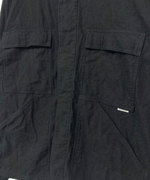 COOTIE PRODUCTIONS（クーティープロダクツ）COOTIE PRODUCTIONS (クーティープロダクツ) 23SS Silk Nep Work Jacket/シルクネップワークジャケット ブラック サイズ:ＸＬの古着・服飾アイテム