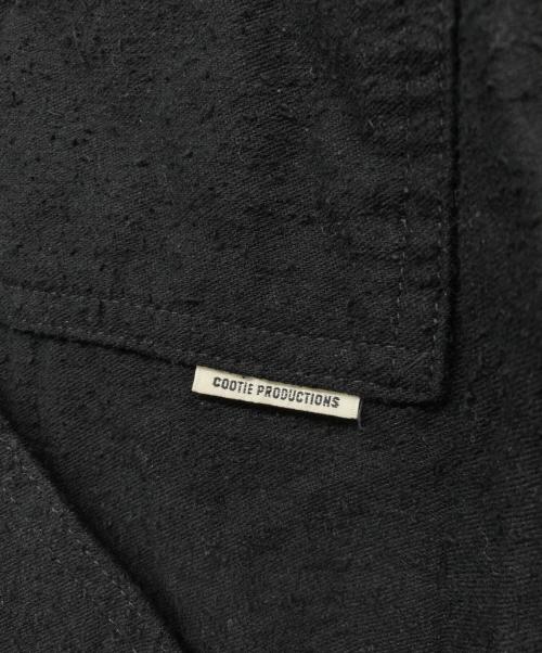 COOTIE PRODUCTIONS（クーティープロダクツ）COOTIE PRODUCTIONS (クーティープロダクツ) 23SS Silk Nep Work Jacket/シルクネップワークジャケット ブラック サイズ:ＸＬの古着・服飾アイテム