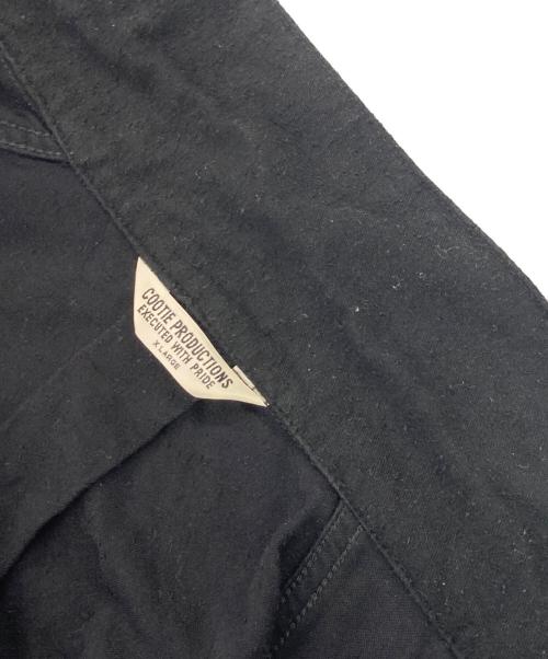 COOTIE PRODUCTIONS（クーティープロダクツ）COOTIE PRODUCTIONS (クーティープロダクツ) 23SS Silk Nep Work Jacket/シルクネップワークジャケット ブラック サイズ:ＸＬの古着・服飾アイテム