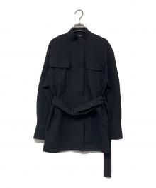 theory（セオリー）の古着「Precision Ponte 2 Cargo Coat」｜ブラック