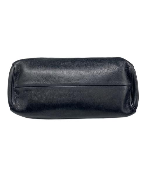 HIROFU（ヒロフ）HIROFU (ヒロフ) 2WAYレザーボストンバッグ ブラックの古着・服飾アイテム