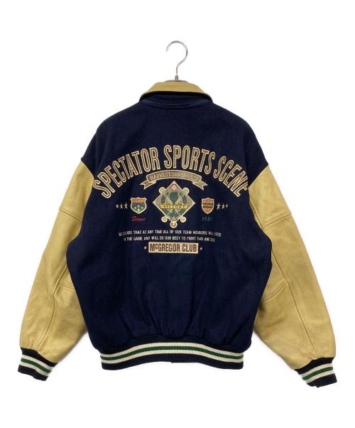 McGREGOR（マクレガー）McGREGOR (マクレガー) スタジャン ネイビー×ベージュ サイズ:Lの古着・服飾アイテム