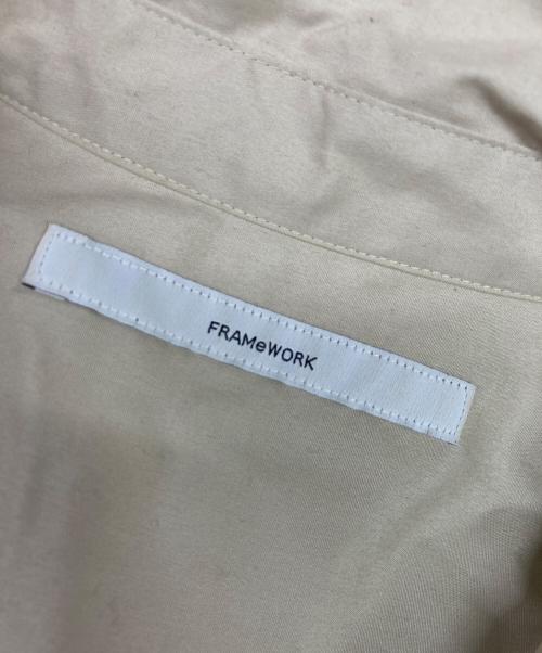 FRAMeWORK（フレームワーク）FRAMeWORK (フレームワーク) シャツワンピース ベージュ サイズ:記載なしの古着・服飾アイテム