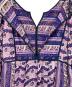 中古・古着 ne quittez pas (ヌキテパ) ETHNIC PRINT FRILLED DRESS/エスニックプリントフィールドドレス パープル サイズ:記載なし：7000円