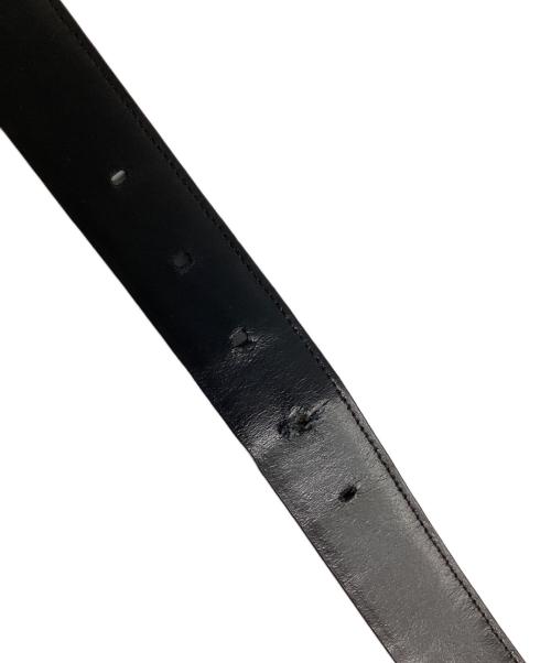 Maison Margiela（メゾンマルジェラ）Maison Margiela (メゾンマルジェラ) レザーベルト ブラック サイズ:80の古着・服飾アイテム