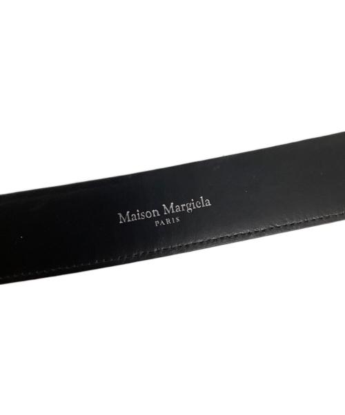 Maison Margiela（メゾンマルジェラ）Maison Margiela (メゾンマルジェラ) レザーベルト ブラック サイズ:80の古着・服飾アイテム