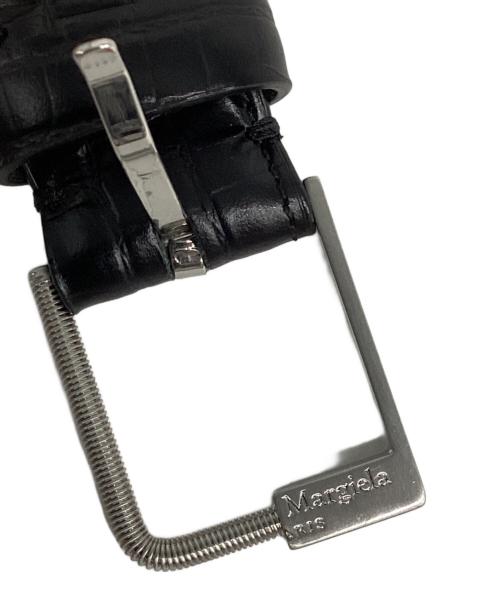 Maison Margiela（メゾンマルジェラ）Maison Margiela (メゾンマルジェラ) レザーベルト ブラック サイズ:80の古着・服飾アイテム