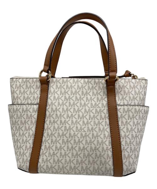 MICHAEL KORS（マイケル・コース）MICHAEL KORS (マイケルコース) SULLIVAN SM CONV トートバッグ ベージュの古着・服飾アイテム