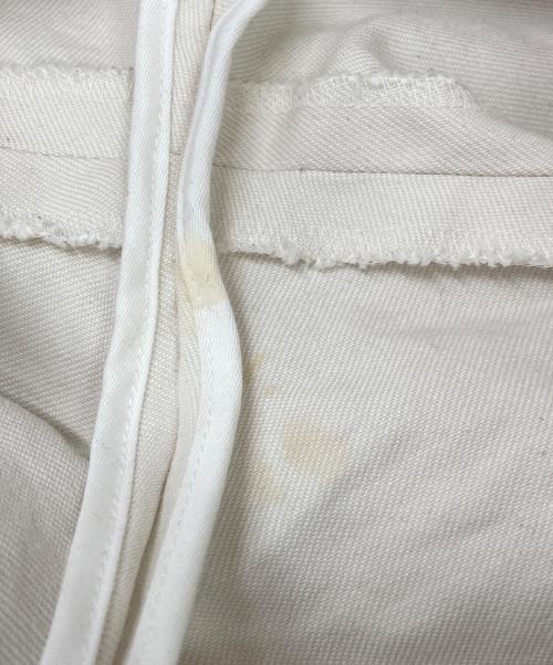 MARGARET HOWELL（マーガレットハウエル）MARGARET HOWELL (マーガレットハウエル) WASHED COTTON TWILL/ワイドパンツ ホワイト サイズ:2の古着・服飾アイテム