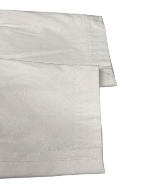 MARGARET HOWELL（マーガレットハウエル）MARGARET HOWELL (マーガレットハウエル) WASHED COTTON TWILL/ワイドパンツ ホワイト サイズ:2の古着・服飾アイテム