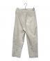 MARGARET HOWELL (マーガレットハウエル) WASHED COTTON TWILL/ワイドパンツ ホワイト サイズ:2：10000円