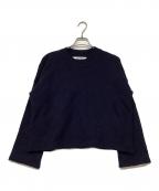 premiere classeプルミエール クラス）の古着「ウールカシミヤニット」｜ネイビー