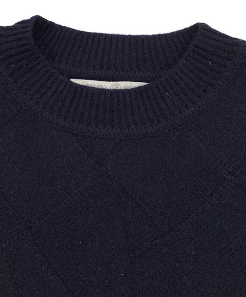 premiere classe（プルミエール クラス）premiere classe (プルミエール クラス) ウールカシミヤニット ネイビー サイズ:Ｍの古着・服飾アイテム