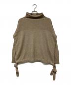 C.T.plageシーティープラージュ）の古着「リボンカシミヤニット」｜ベージュ
