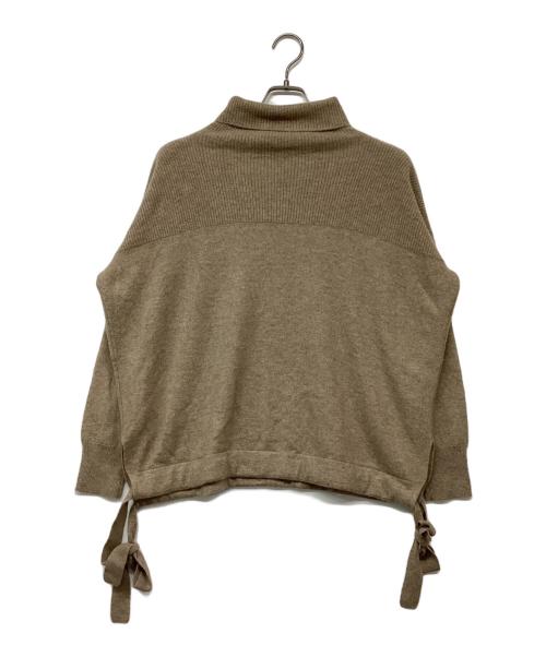 C.T.plage（シーティープラージュ）C.T.plage (シーティープラージュ) リボンカシミヤニット ベージュ サイズ:Mの古着・服飾アイテム