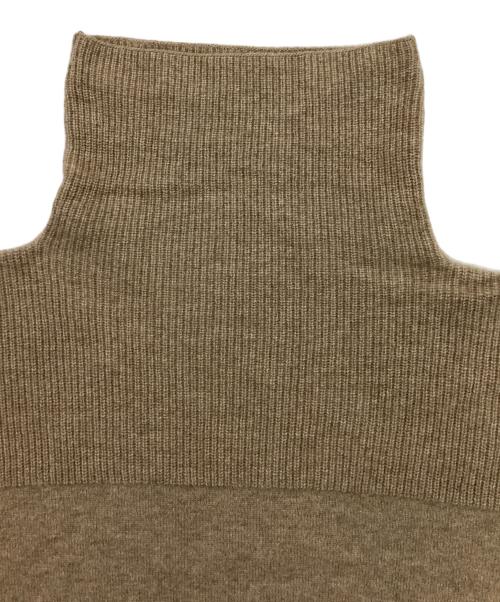 C.T.plage（シーティープラージュ）C.T.plage (シーティープラージュ) リボンカシミヤニット ベージュ サイズ:Mの古着・服飾アイテム