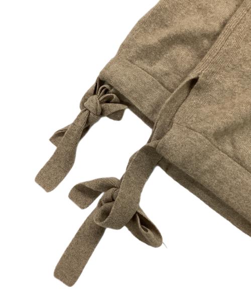 C.T.plage（シーティープラージュ）C.T.plage (シーティープラージュ) リボンカシミヤニット ベージュ サイズ:Mの古着・服飾アイテム