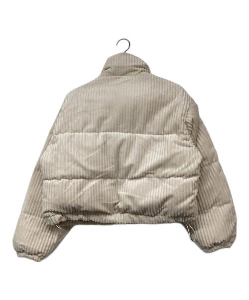 OLLUN（オルン）OLLUN (オルン) 中綿ジャケット ベージュ サイズ:Fの古着・服飾アイテム