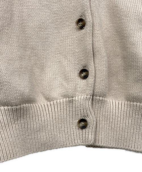 HER LIP TO（ハーリップトゥ）HER LIP TO (ハーリップトゥ) Be Mine Emblem Knit Cardigan ベージュ サイズ:Fの古着・服飾アイテム