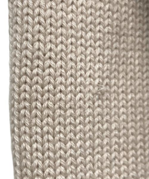 HER LIP TO（ハーリップトゥ）HER LIP TO (ハーリップトゥ) Be Mine Emblem Knit Cardigan ベージュ サイズ:Fの古着・服飾アイテム