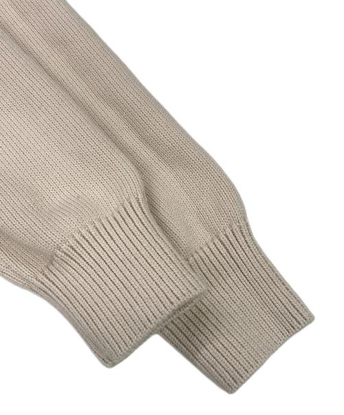 HER LIP TO（ハーリップトゥ）HER LIP TO (ハーリップトゥ) Be Mine Emblem Knit Cardigan ベージュ サイズ:Fの古着・服飾アイテム