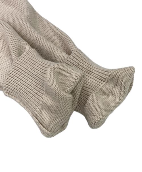 HER LIP TO（ハーリップトゥ）HER LIP TO (ハーリップトゥ) Be Mine Emblem Knit Cardigan ベージュ サイズ:Fの古着・服飾アイテム