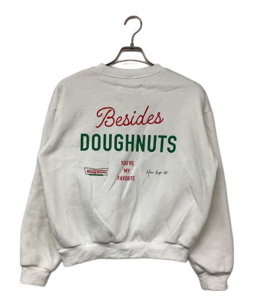 HER LIP TO（ハーリップトゥ）HER LIP TO (ハーリップトゥ) プリントスウェット ベージュ サイズ:Ｍの古着・服飾アイテム