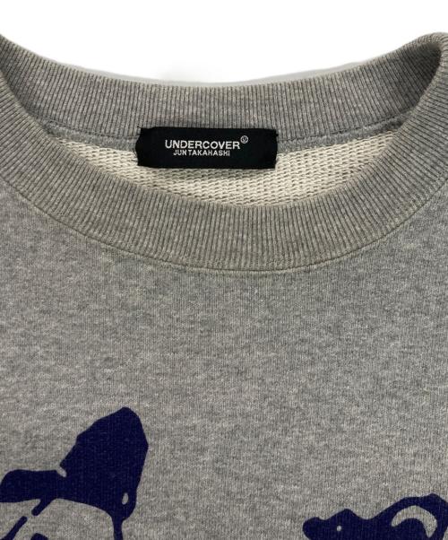 UNDERCOVER（アンダーカバー）UNDERCOVER (アンダーカバー) プリントスウェット グレー サイズ:2の古着・服飾アイテム