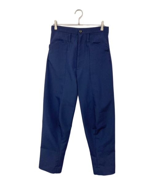 KOZABURO（コウザブロウ）KOZABURO (コウザブロウ) Uniform 3D Shaped Trousers ネイビー サイズ:1の古着・服飾アイテム