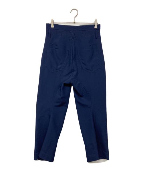 KOZABURO（コウザブロウ）KOZABURO (コウザブロウ) Uniform 3D Shaped Trousers ネイビー サイズ:1の古着・服飾アイテム