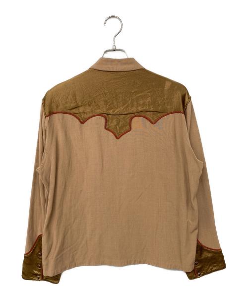 TOGA VIRILIS（トーガ ビリリース）TOGA VIRILIS (トーガ ビリリース) ウエスタンシャツ ブラウン サイズ:46の古着・服飾アイテム