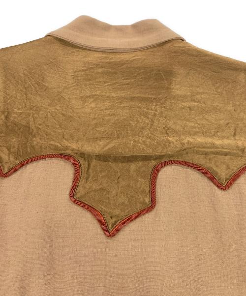 TOGA VIRILIS（トーガ ビリリース）TOGA VIRILIS (トーガ ビリリース) ウエスタンシャツ ブラウン サイズ:46の古着・服飾アイテム