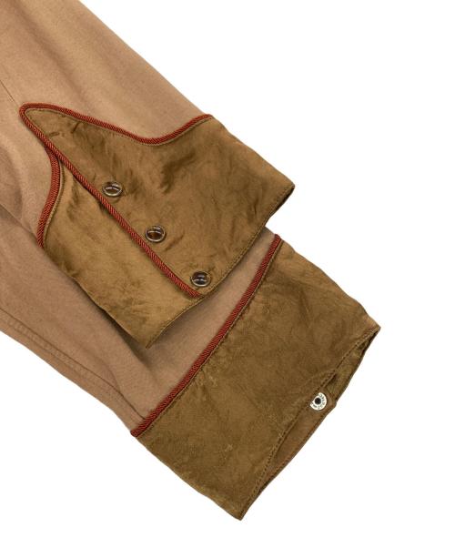 TOGA VIRILIS（トーガ ビリリース）TOGA VIRILIS (トーガ ビリリース) ウエスタンシャツ ブラウン サイズ:46の古着・服飾アイテム