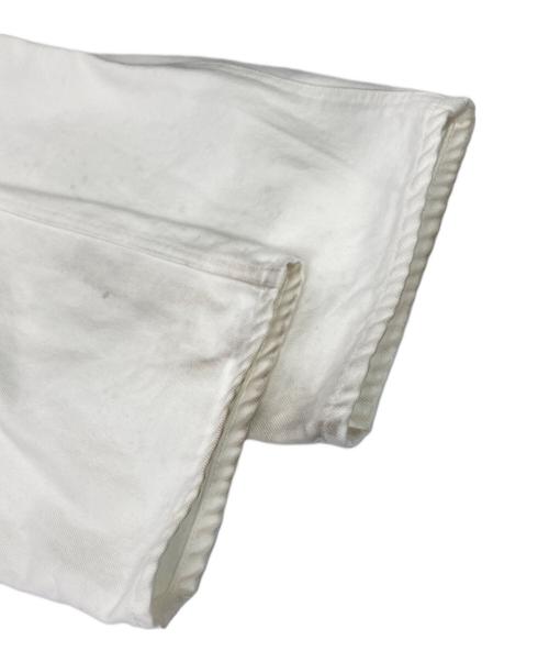 DRIES VAN NOTEN（ドリスヴァンノッテン）DRIES VAN NOTEN (ドリスヴァンノッテン) ワイドデニムパンツ ホワイト サイズ:30の古着・服飾アイテム