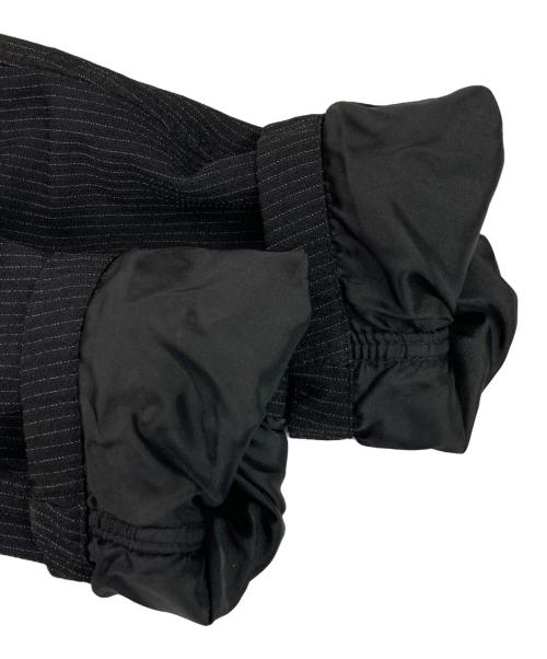 COMME des GARCONS HOMME DEUX（コムデギャルソン オム ドゥ）COMME des GARCONS HOMME DEUX (コムデギャルソン オム ドゥ) 縮絨ストライプジャケット ブラック サイズ:Mの古着・服飾アイテム