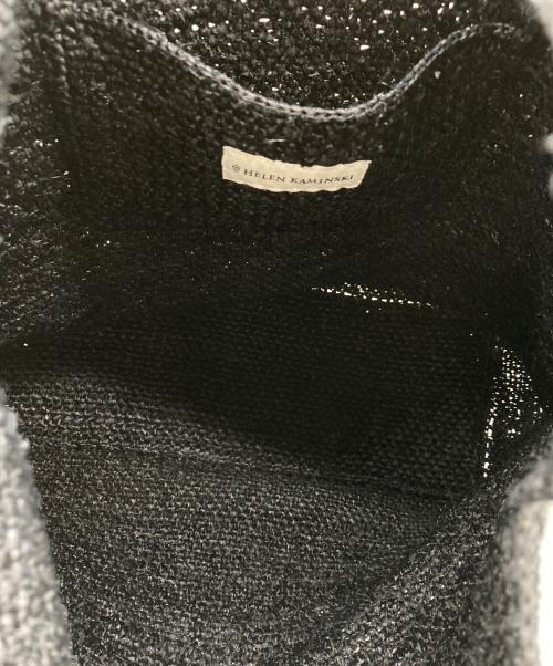 HELEN KAMINSKI（ヘレンカミンスキー）HELEN KAMINSKI (ヘレンカミンスキー) カゴトートバッグ ブラックの古着・服飾アイテム
