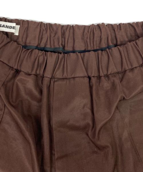 JIL SANDER（ジルサンダー）JIL SANDER (ジルサンダー) コットンイージースラックス ブラウン サイズ:46の古着・服飾アイテム