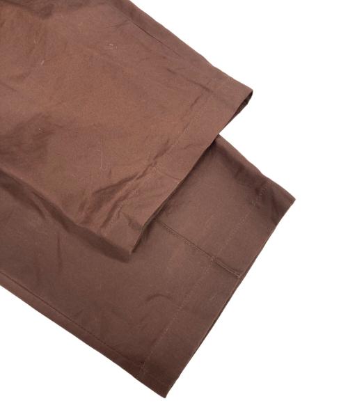 JIL SANDER（ジルサンダー）JIL SANDER (ジルサンダー) コットンイージースラックス ブラウン サイズ:46の古着・服飾アイテム