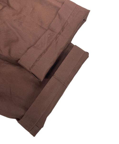 JIL SANDER（ジルサンダー）JIL SANDER (ジルサンダー) コットンイージースラックス ブラウン サイズ:46の古着・服飾アイテム
