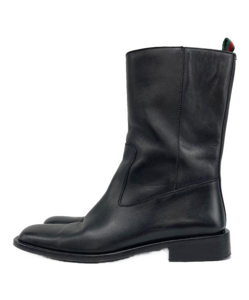 GUCCI（グッチ）GUCCI (グッチ) シェリーライン ブーツ ブラック サイズ:37の古着・服飾アイテム