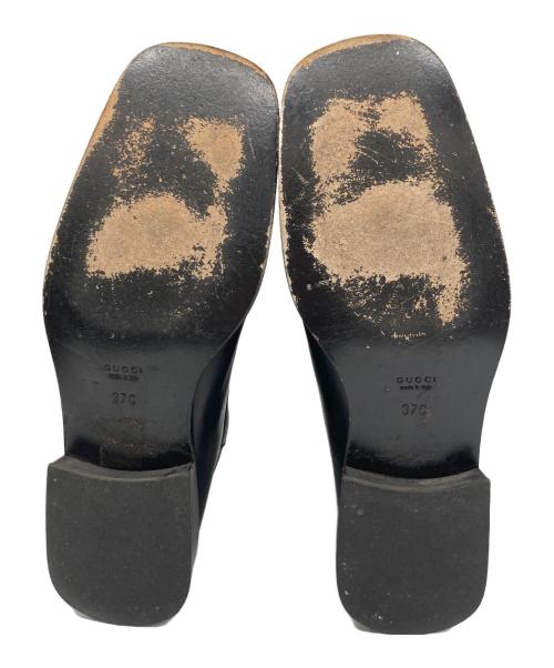 GUCCI（グッチ）GUCCI (グッチ) シェリーライン ブーツ ブラック サイズ:37の古着・服飾アイテム