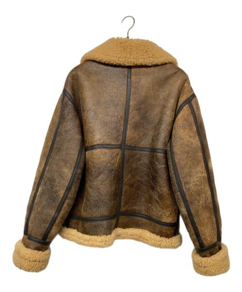SHEARLING（シャーリング）SHEARLING (シャーリング) ムートンジャケット ブラウン サイズ:40の古着・服飾アイテム