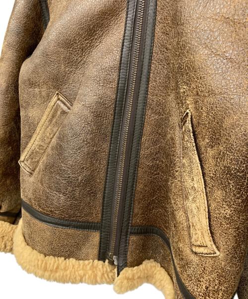 SHEARLING（シャーリング）SHEARLING (シャーリング) ムートンジャケット ブラウン サイズ:40の古着・服飾アイテム
