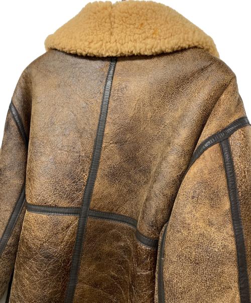 SHEARLING（シャーリング）SHEARLING (シャーリング) ムートンジャケット ブラウン サイズ:40の古着・服飾アイテム