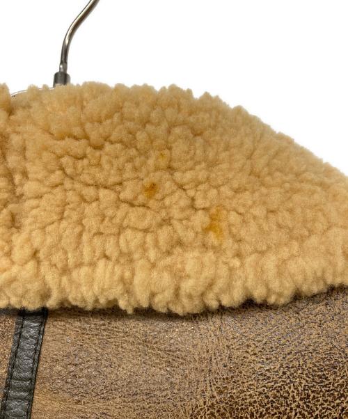 SHEARLING（シャーリング）SHEARLING (シャーリング) ムートンジャケット ブラウン サイズ:40の古着・服飾アイテム